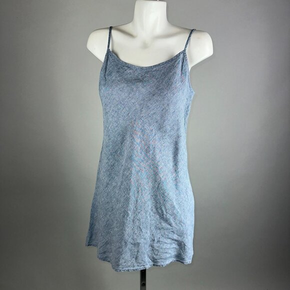 Bryn Walker Denim Chambray Spaghetti Strap Tank Dress Tunic & Jacket Set Small - Picture 3 of 11